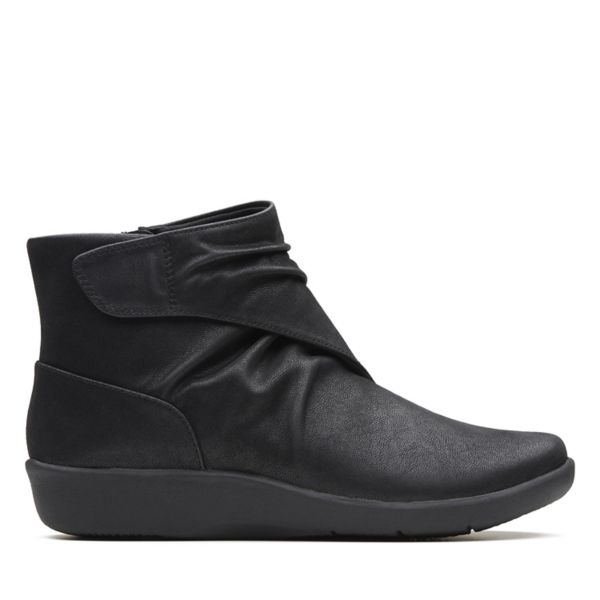 Clarks Womens Sillian Tana Ankle Boots Black | CA-3819746